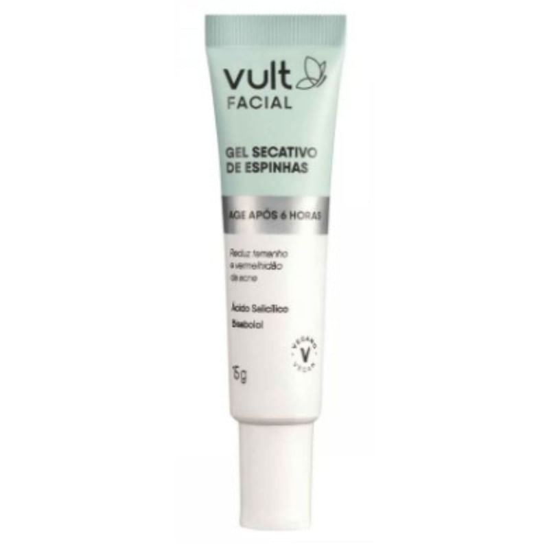 Gel Secativo de Espinhas Vult Facial com 15 g