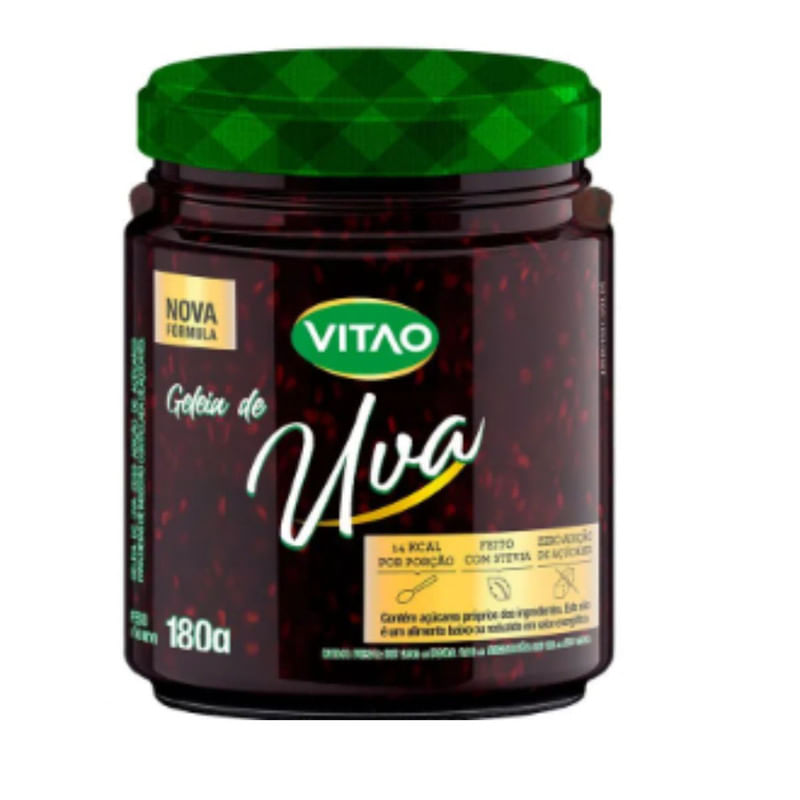 Geleia Zero Uva Vitão 180g