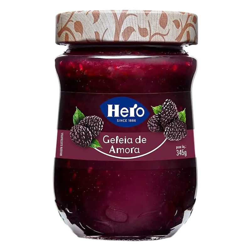 Geléia de Amora Hero Vidro 345g