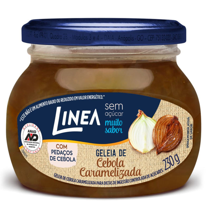 Geléia de Cebola Caramelizada Linea Vidro 230g