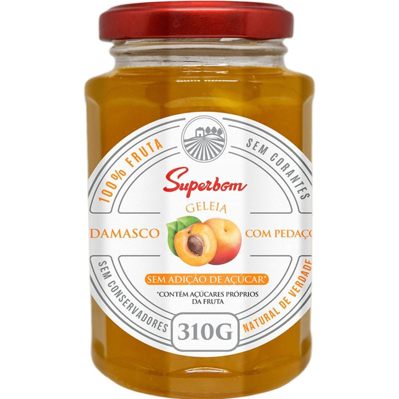 Geléia de Damasco Superbom Pote 310g