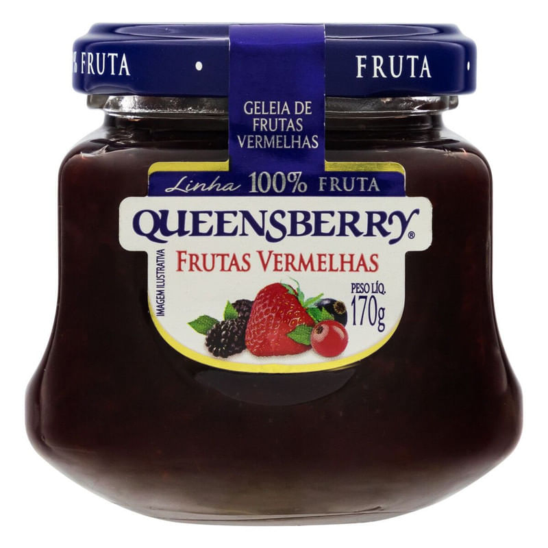 Geléia de Frutas Vermelhas Queensberry Vidro 170g