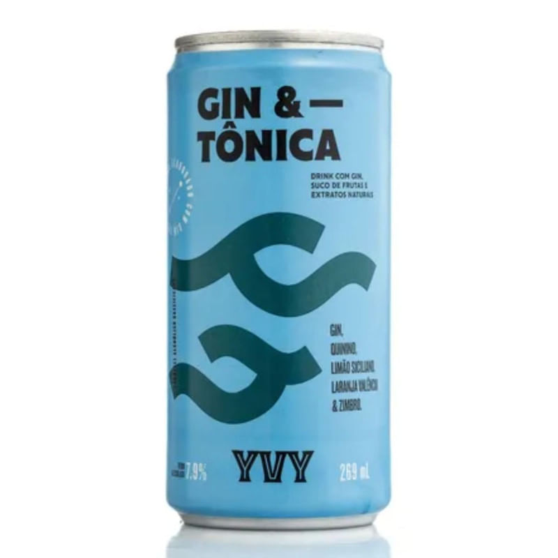 Gin &amp; Tônica Yvy Lata 269ml