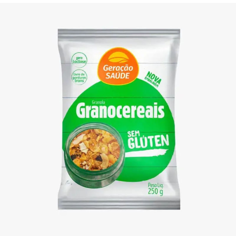 Granola Granocereais Sem Glúten Geração Saúde 250g