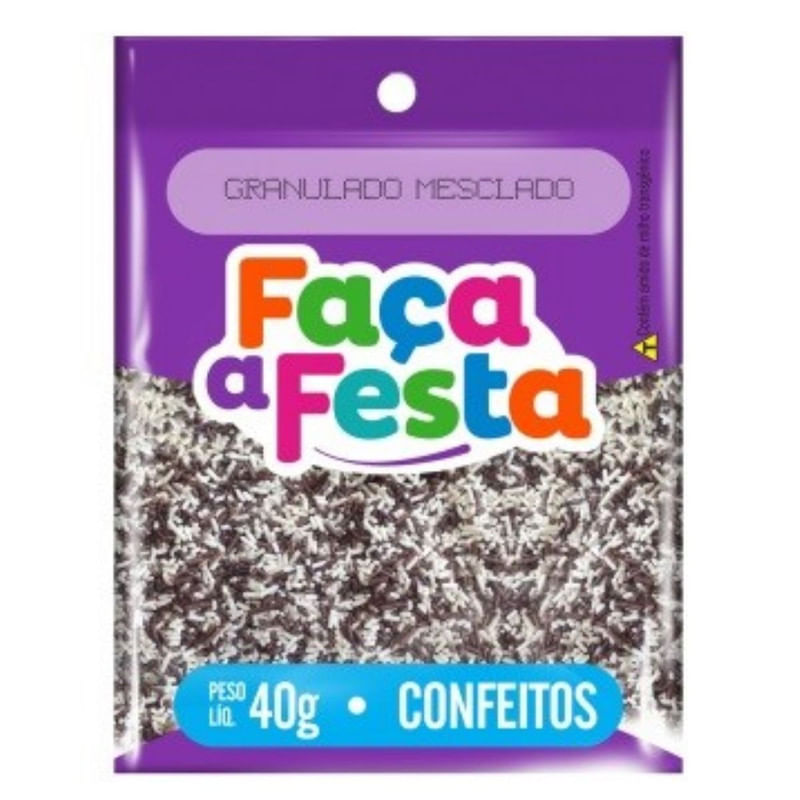 Granulado Mesclado Faça a Festa Sachê 40g