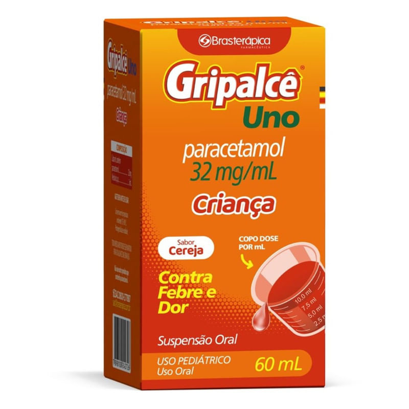 Gripalcê Uno 32mg/mL Infantil Frasco Com 60ml