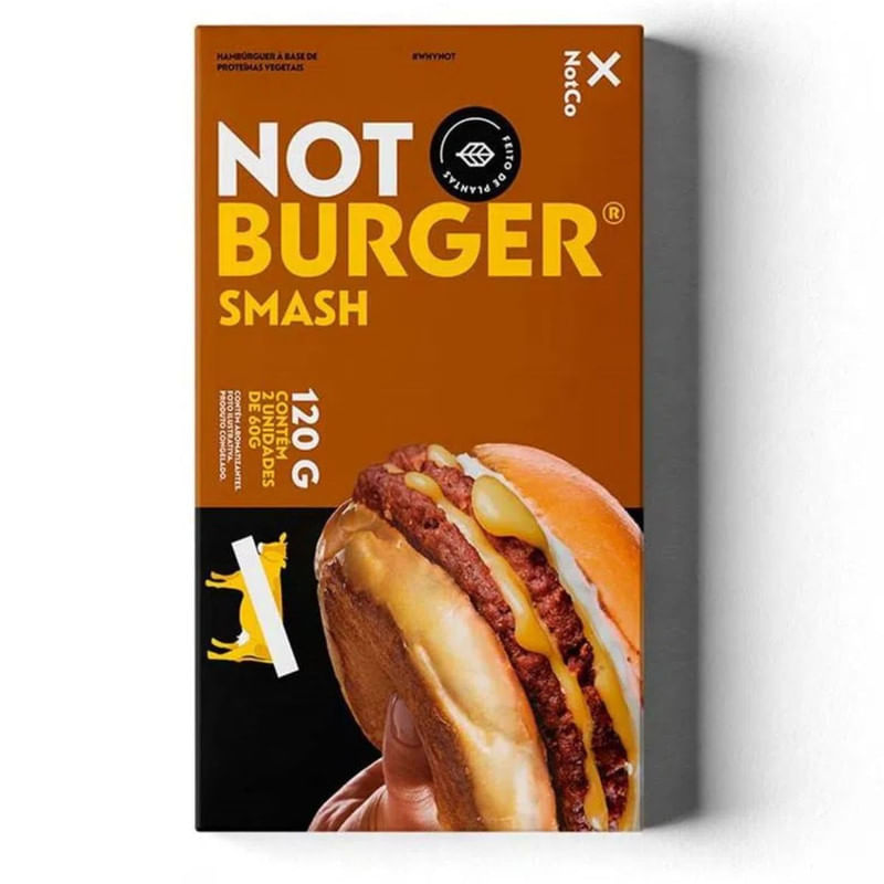 Hambúrguer Vegetal Not Burger Smash 120g