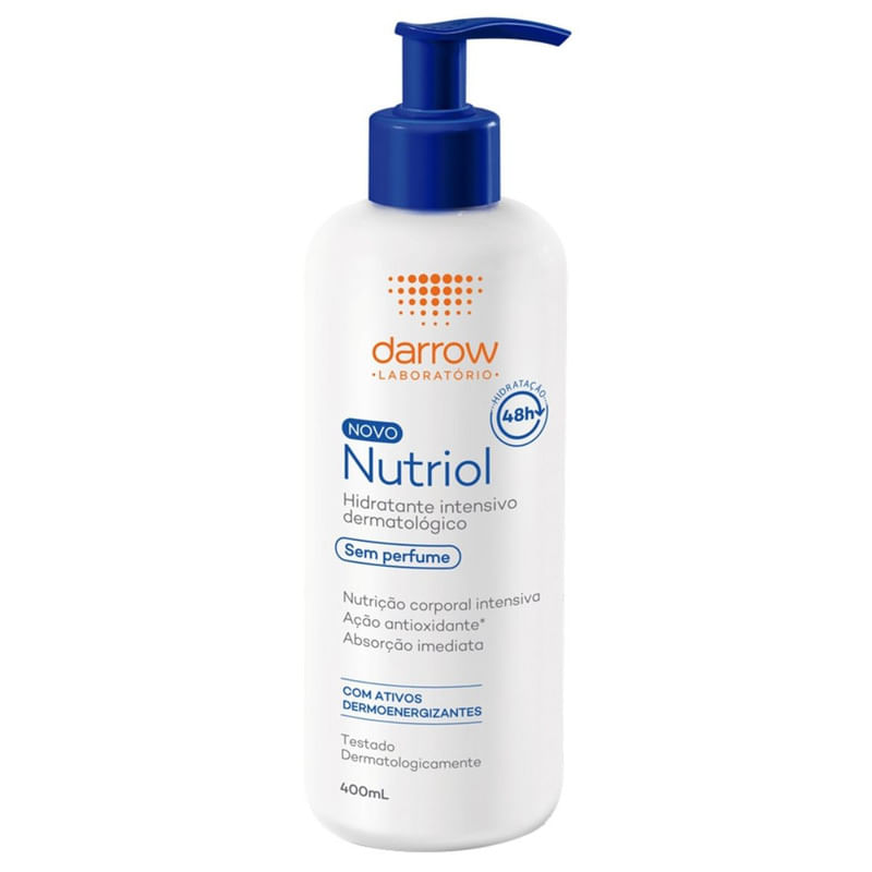 Hidratante Corporal Nutriol Sem Perfume Darrow Com 400ml