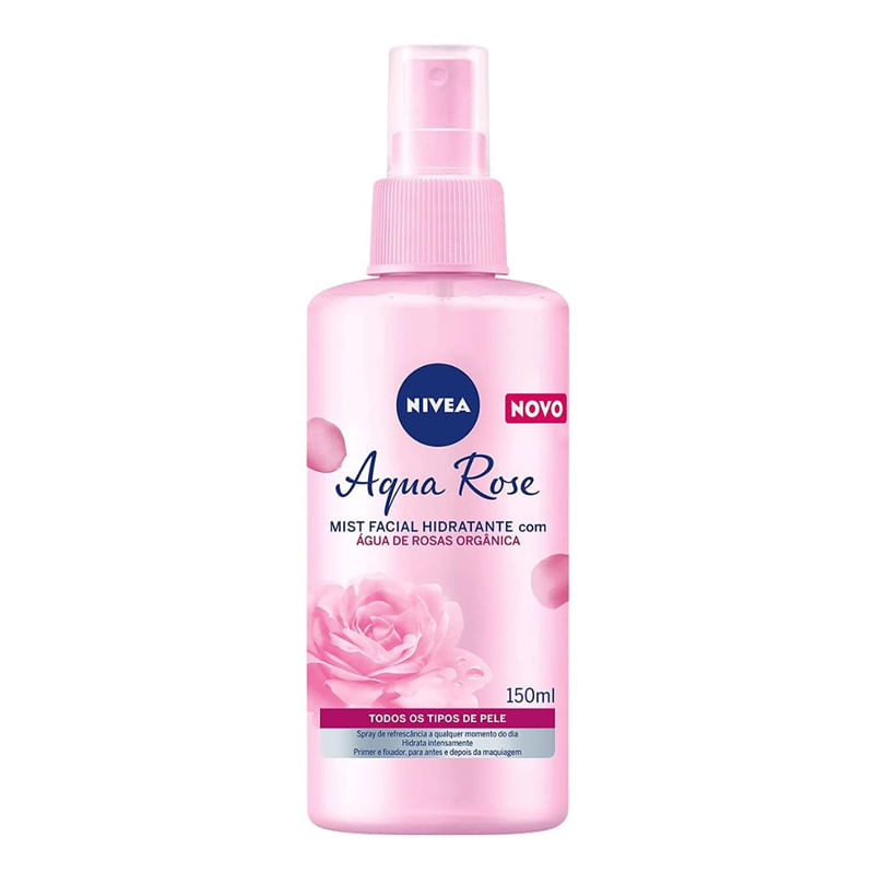 Hidratante Facial Nivea Mist Aqua Rose Com 150ml