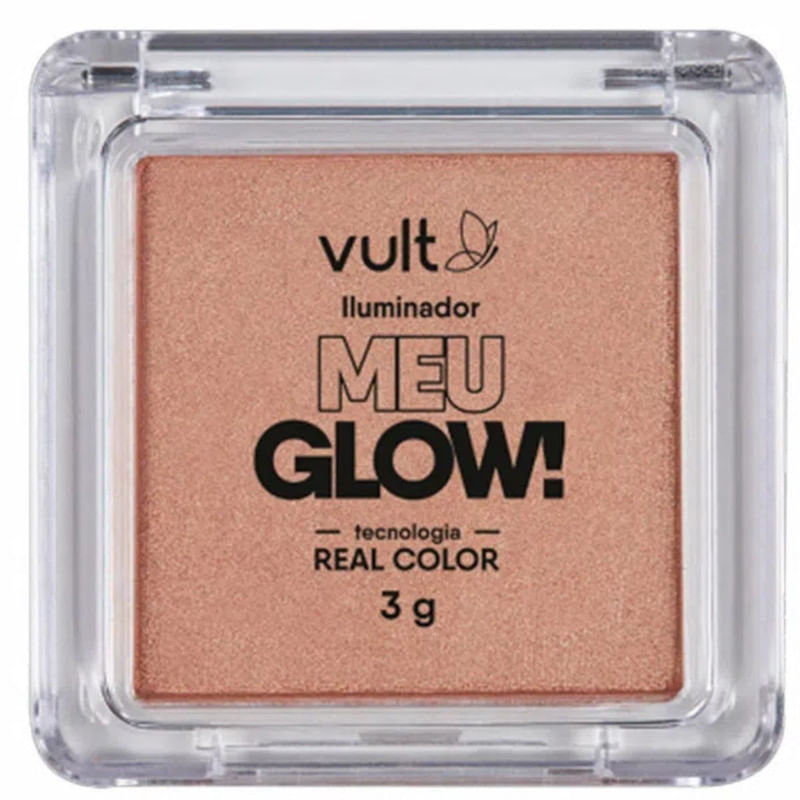 Iluminador Compacto Vult Meu Glow! Cor Bronze 3g