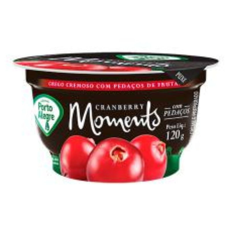 Iogurte Grego Moments Cranberry Porto Alegre 120g