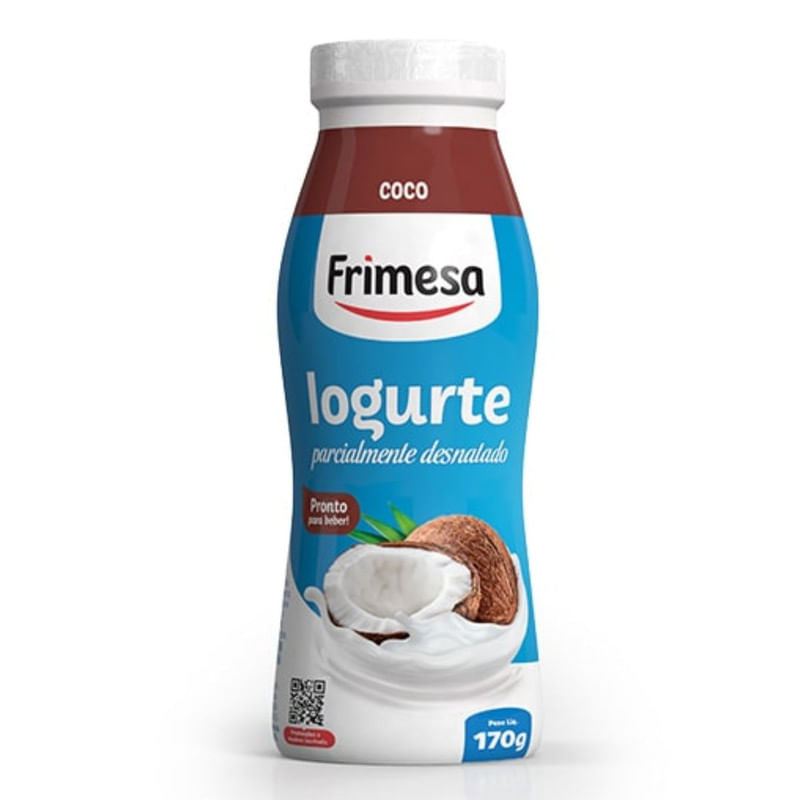 Iogurte Líquido Coco Frimesa Garrafa 170g