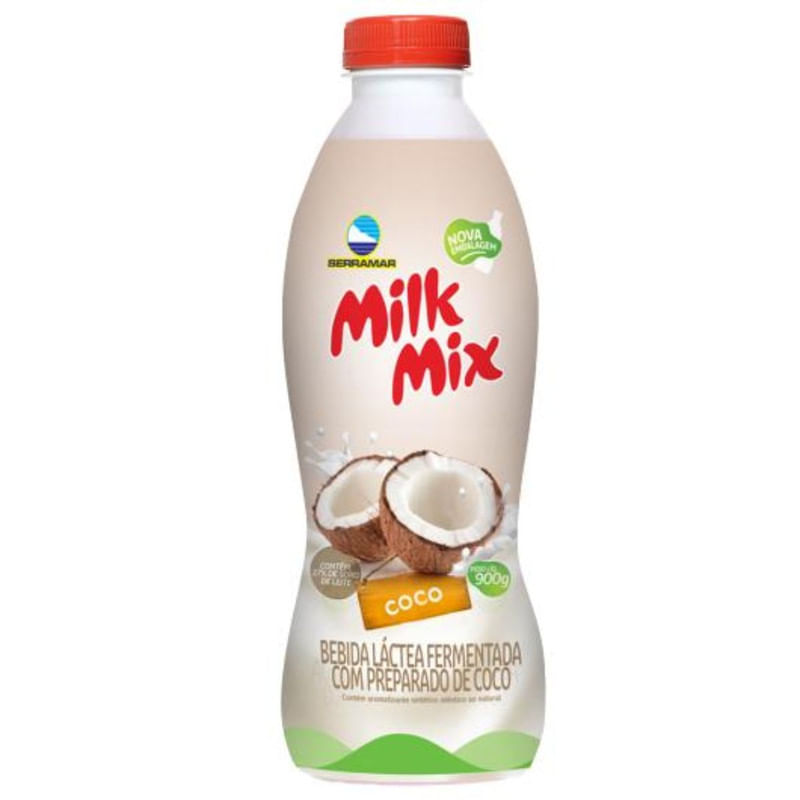 Iogurte Líquido Coco Milk Mix Serramar Garrafa 900g