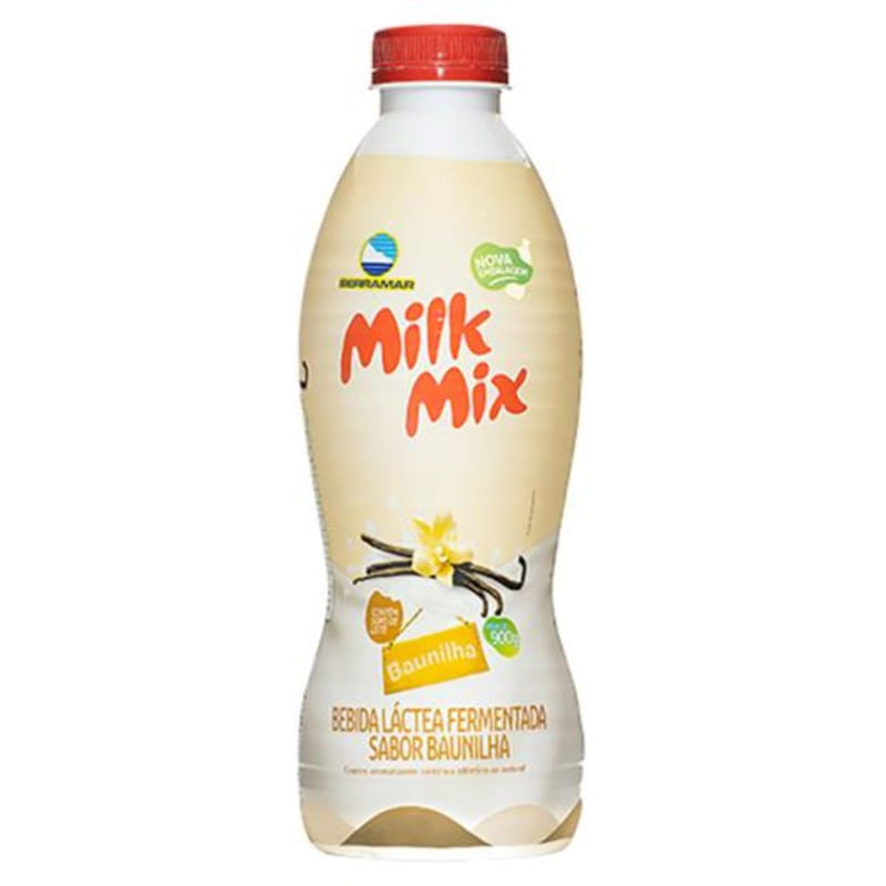 Iogurte Milk Mix Baunilha Serramar Garrafa 900g