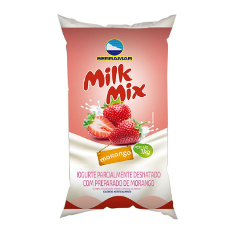 Iogurte Milk Mix Serramar Morango 1L