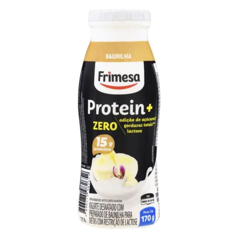 Iogurte Protein Baunilha Frimesa Frasco 170g