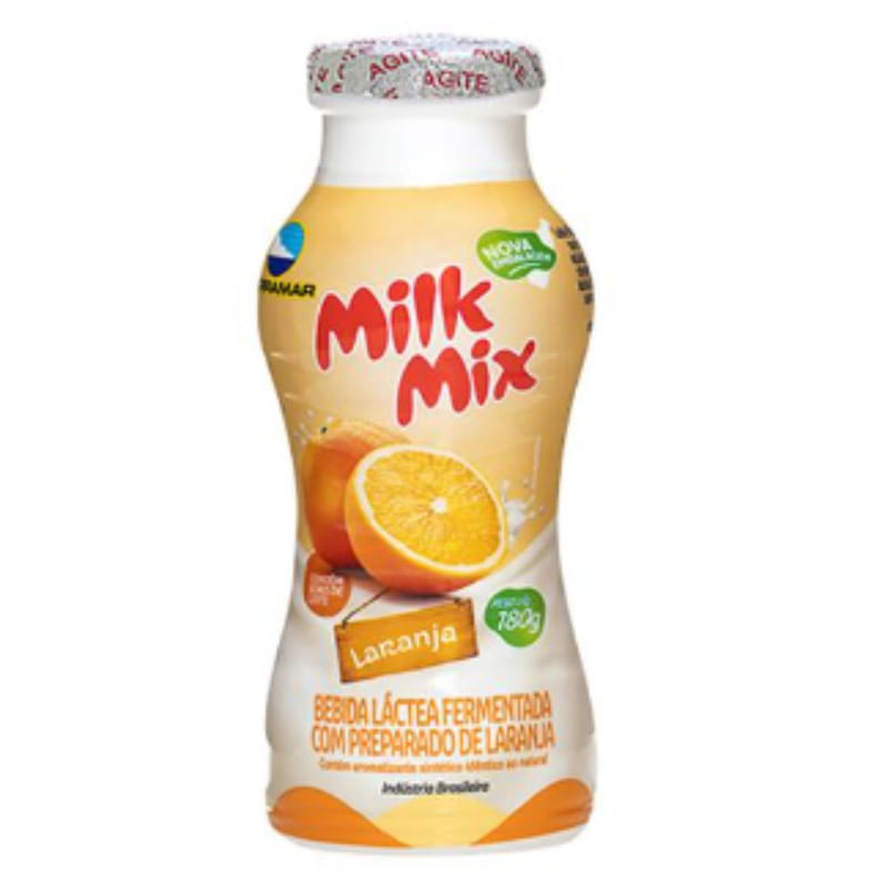 Iorgute De Laranja Milk Mix 180g