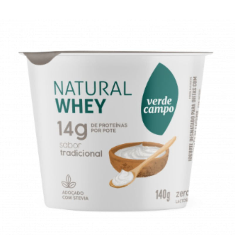 Iorgute Natural Whey Tradicional Campo Verde 500g