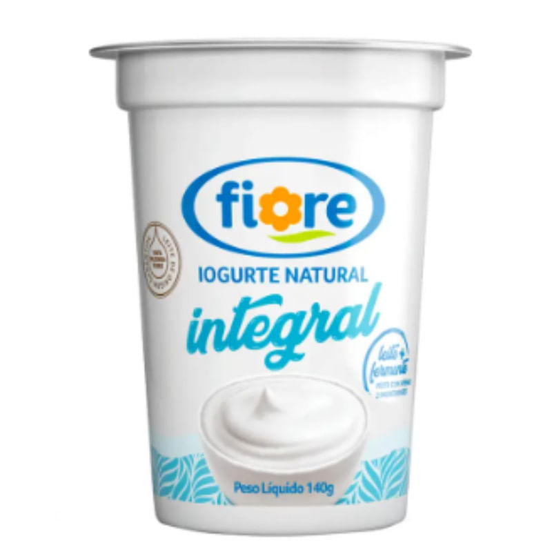 Iorgute Natural integral Fiore 140g