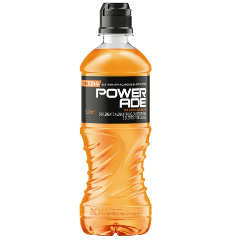 Isotônico Sabor Laranja Powerade Frasco 500ml