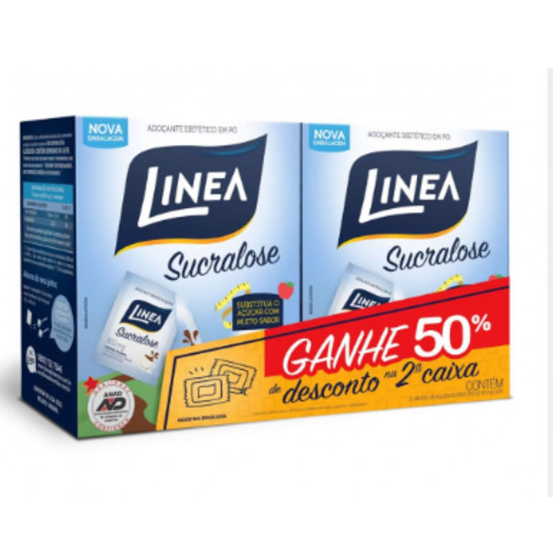 Kit Adoçante Em Pó Sucralose Linea 40g