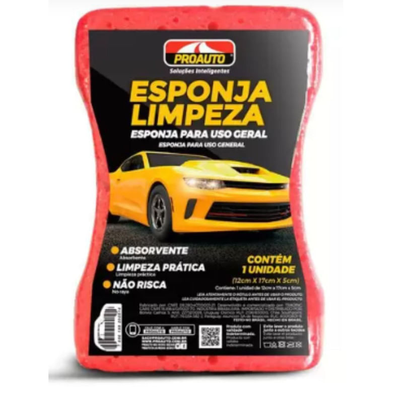 Kit De Limpeza Esponja Proauto