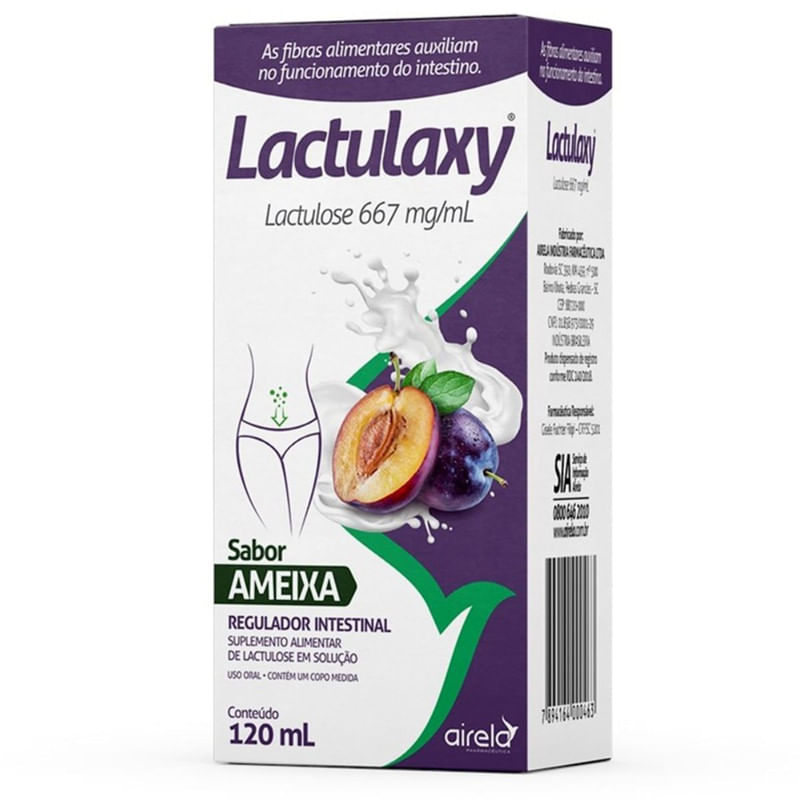 Lactulaxy 667mg/ml de Ameixa Com 120ml