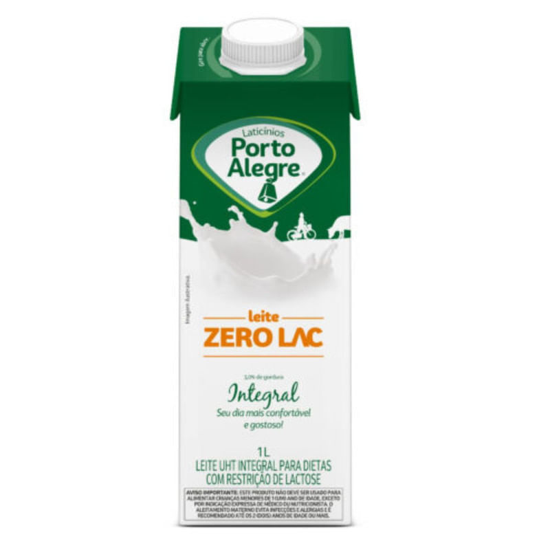 Leite Integral Zero Lactose Porto Alegre 1 Litro