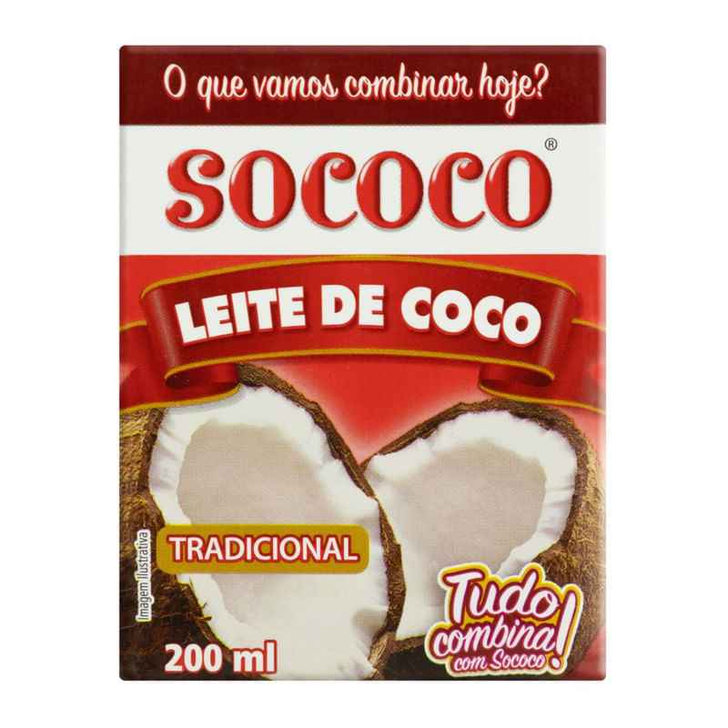 Leite de Coco Tradicional Sococo 200ml