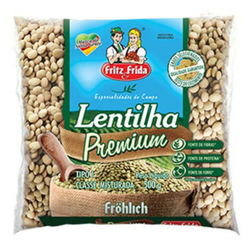 Lentilha Importada Fritz &amp; Frida 500g