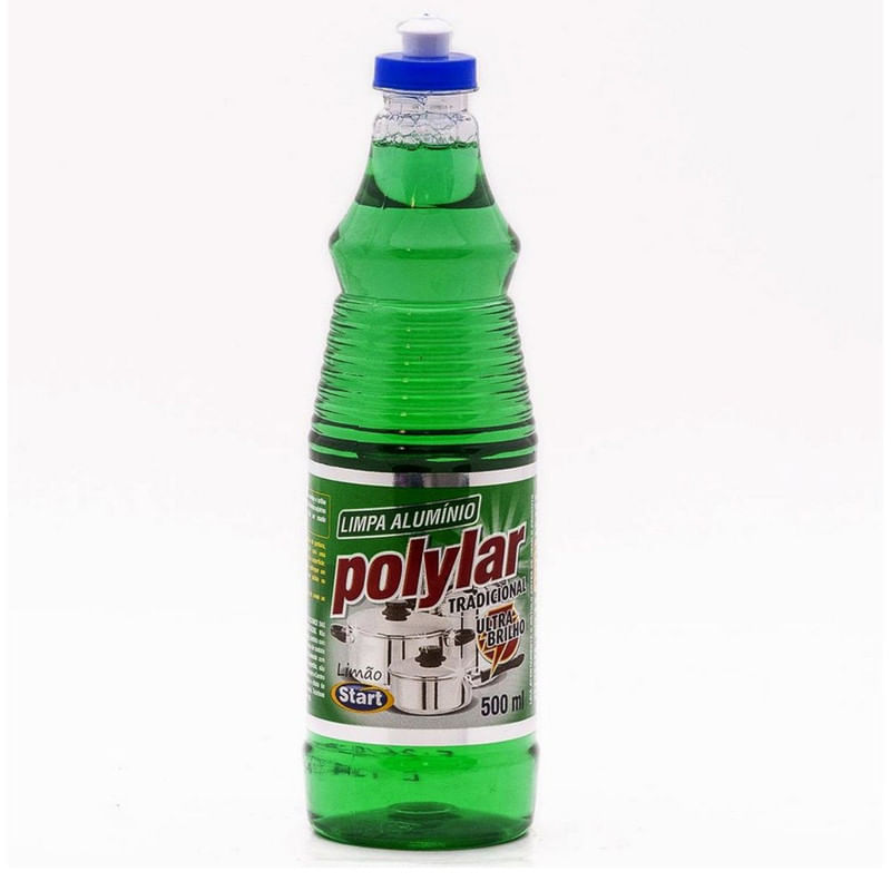 Limpa Alumínio PolylarLimão 500ml