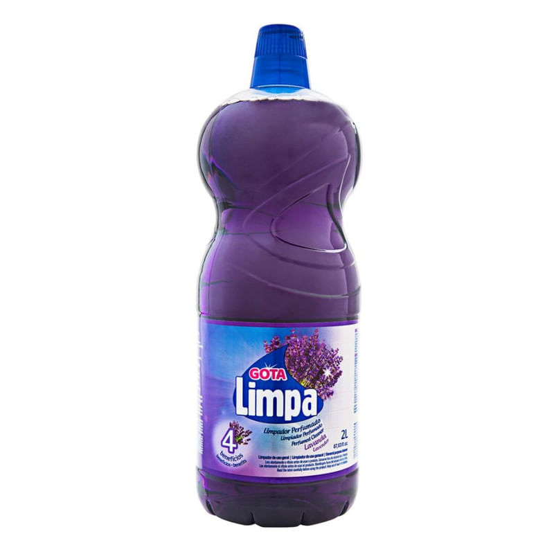 Limpador Perfumado Gota Limpa Lavanda 2L