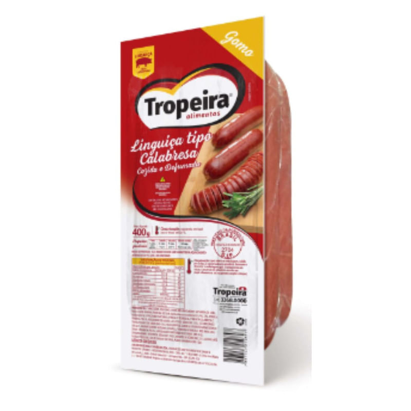 Linguiça Calabresa Fina Tropeira 400g