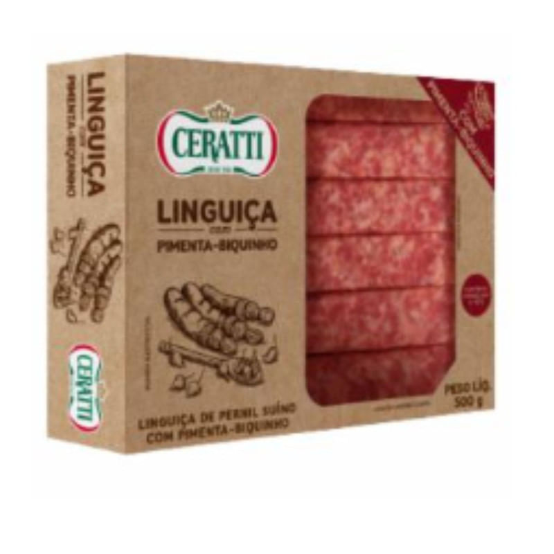 Linguiça Com Pimenta Biquinho Ceratti 400g