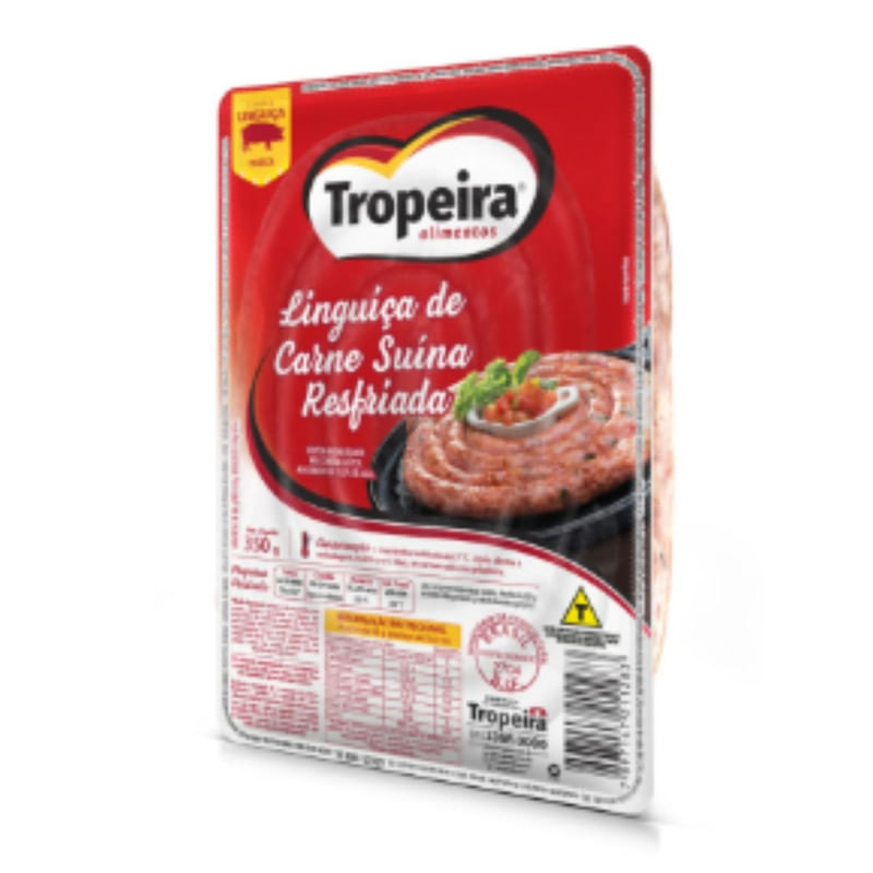 Linguiça Fina Carne Suína Tropeira 350g