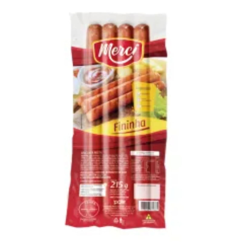 Linguiça Fininha Merci com 215 g