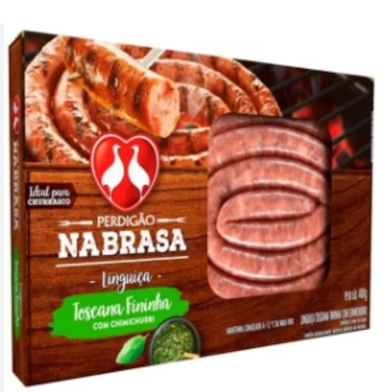 Linguiça Toscana Fini Chimichurri  Perdigão 400g