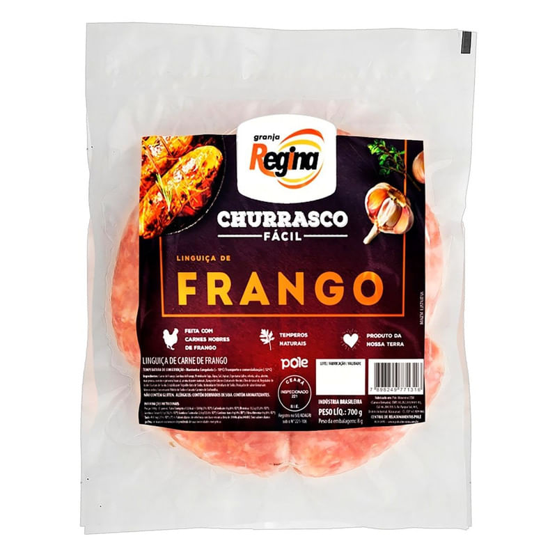 Linguiça de Frango Granja Regina Churrasco Fácil 700g