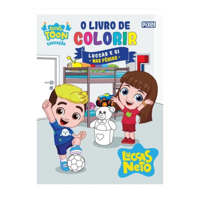 Livro Coleção Para Colorir Lucas e Gi