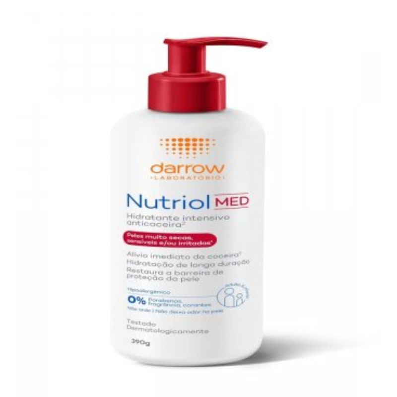 Loção Hidratante Nutriol Med Anticoceira Darrow Com 390g