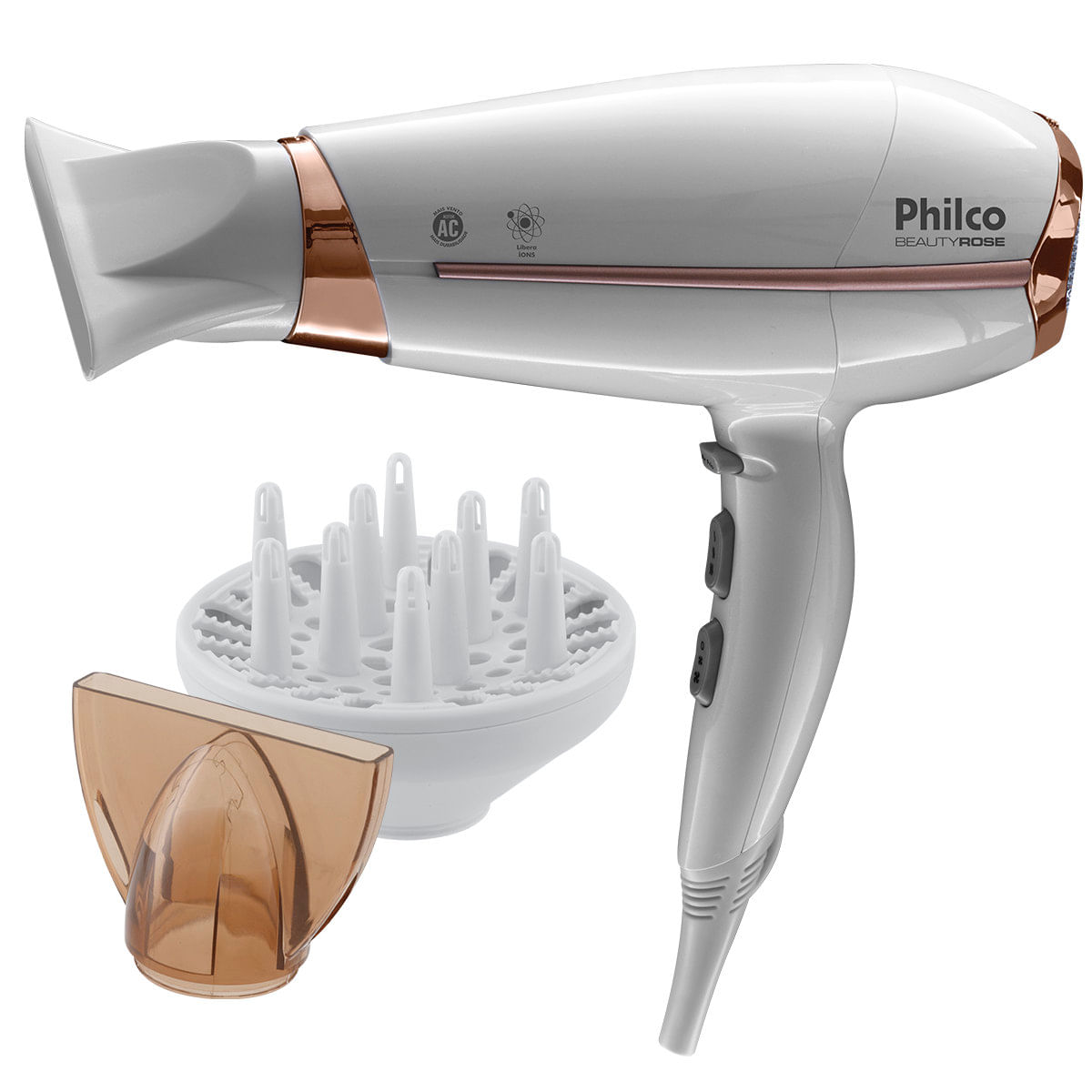 Secador de Cabelos Beauty Rose 2 Velocidades Philco 127V