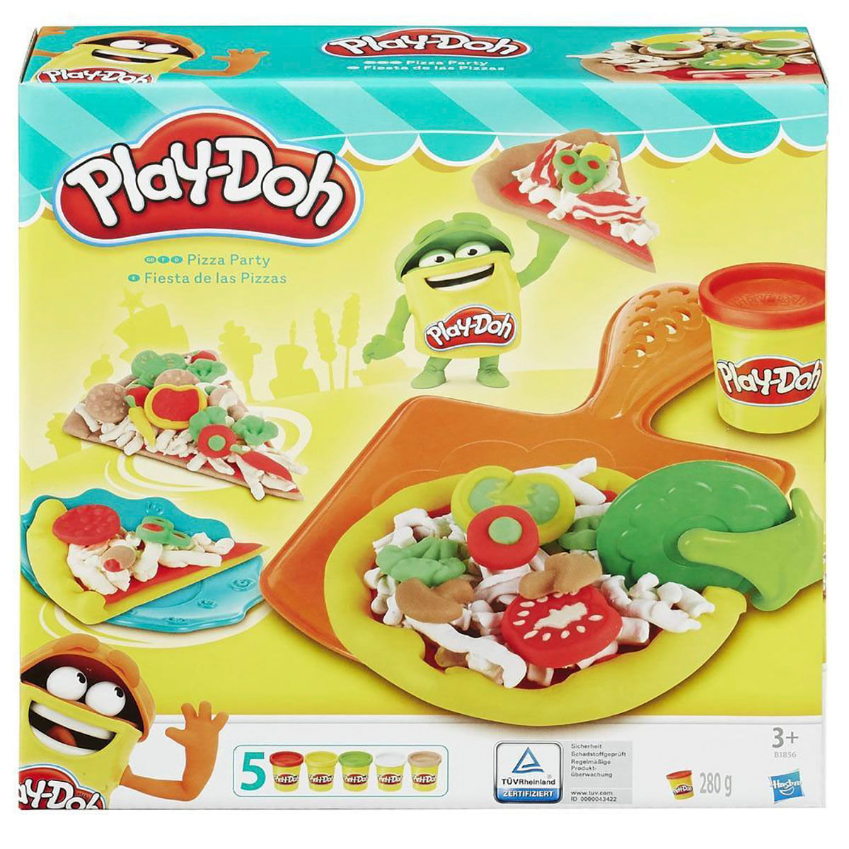 Massa de Modelar Play-Doh Festa da Pizza Hasbro 280 Gramas