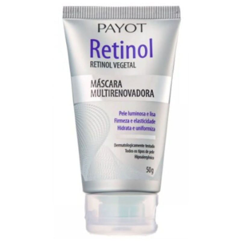 Máscara Multirenovadora Facial Payot Retinol Vegetal 50 g