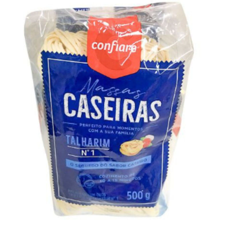 Massa Caseira De Talharim Confiare 500g