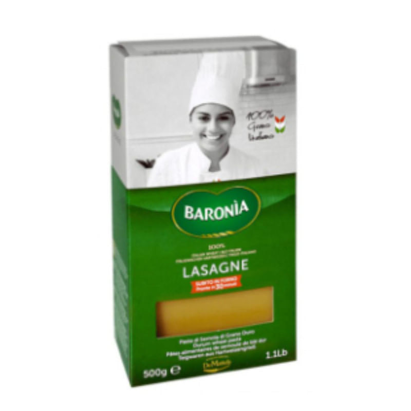 Massa Para Lasanha Baronia 500g