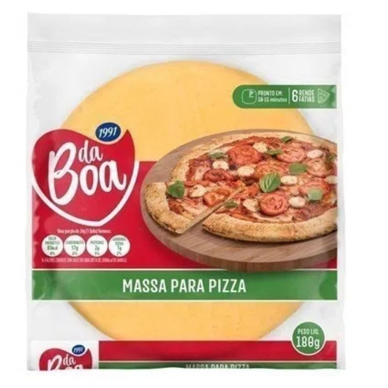 Massa de Pizza Da Boa Pacote 180g