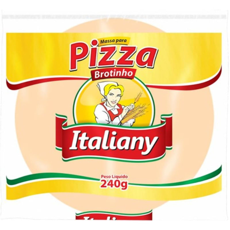 Massa para Pizza Brotinho Italiany Pacote 240g