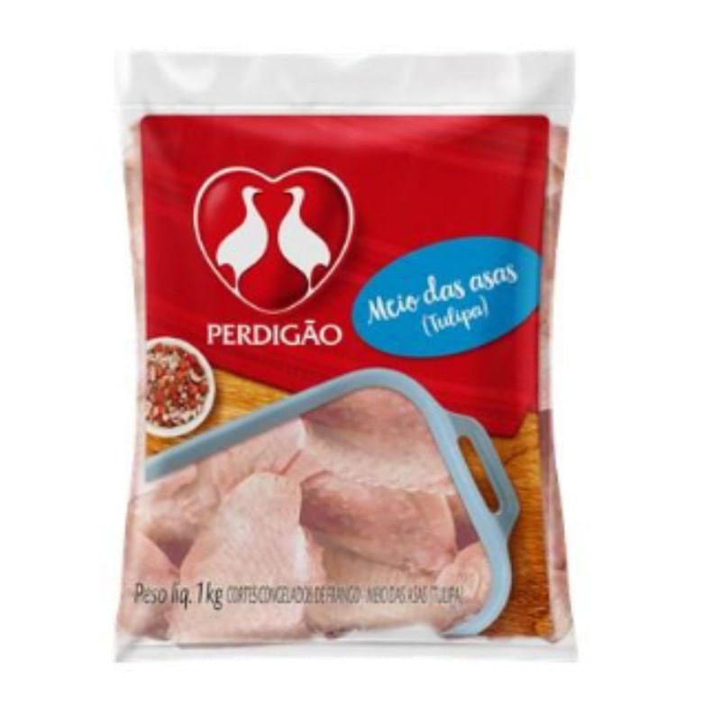 Meio Da Asa Frango Perdigão Congelado 1kg