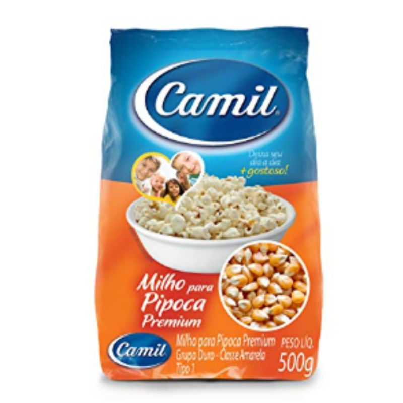 Milho De Pipoca Premiun Camil 500g