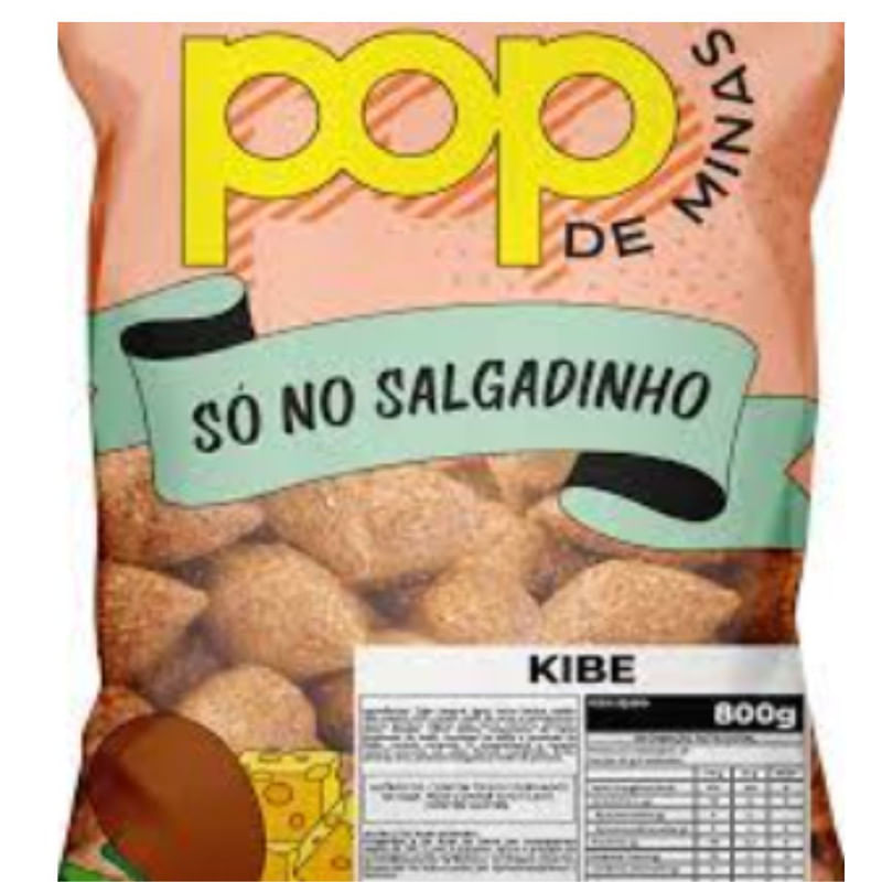 Mini Kibe Com Requeijão Pop Minas 800g